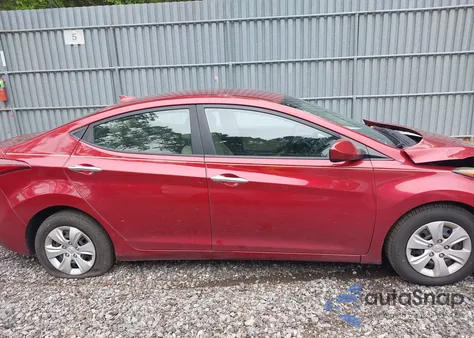 2016 Hyundai Elantra Se from USA, damaged, VIN 5NPDH4AE1GH726488
